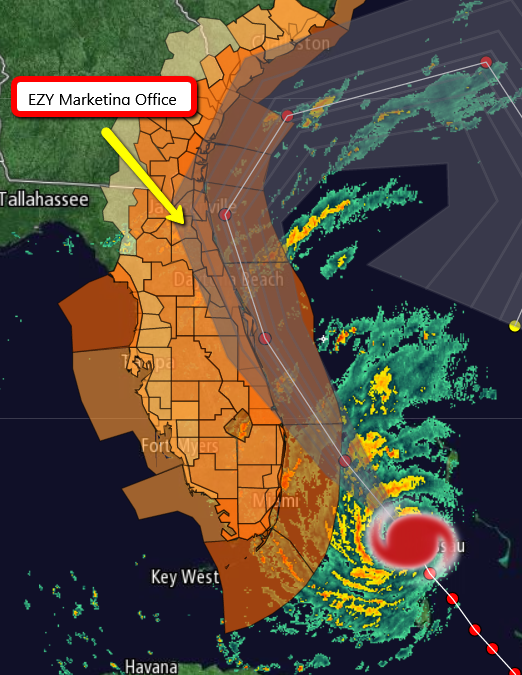 EZY Marketing Closed Friday Due to Hurricane Matthew