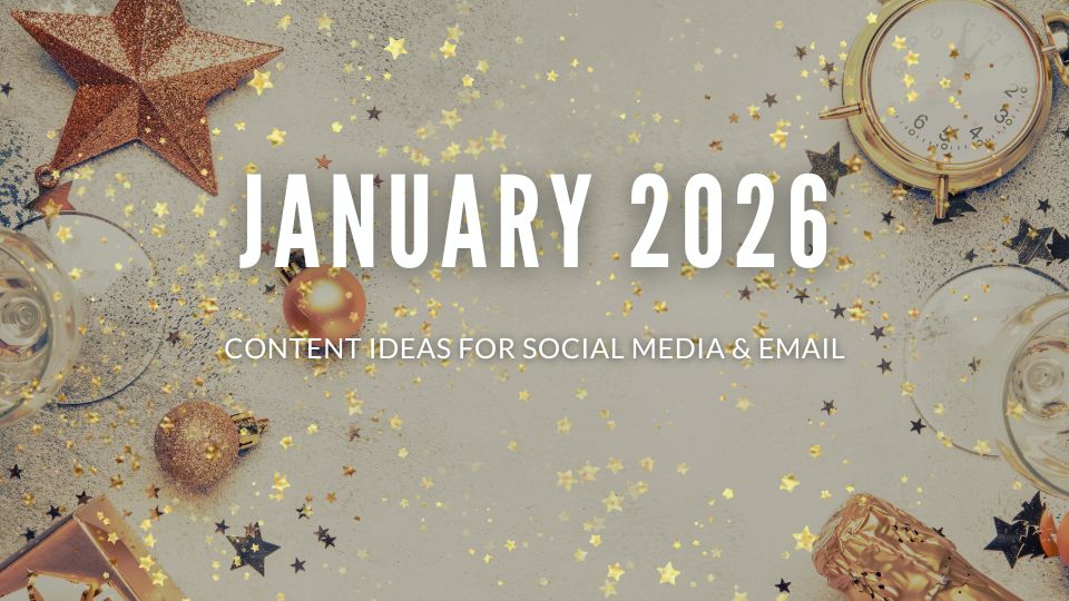 January 2026 content ideas