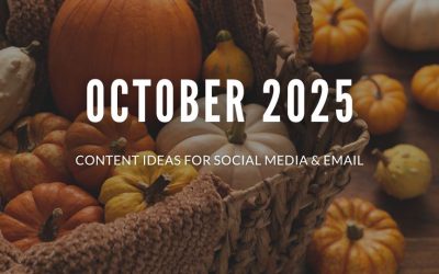 October 2025 Content Ideas