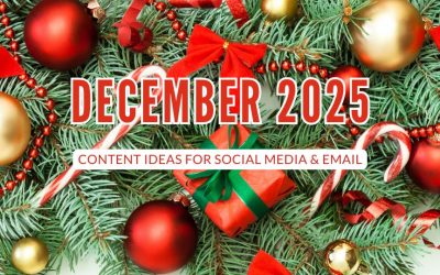 December 2025 Content Ideas for Social Media and Email