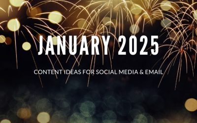January 2025 Content Ideas