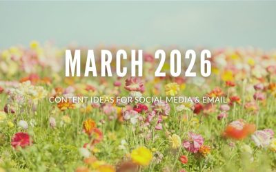 March 2026 Content Ideas