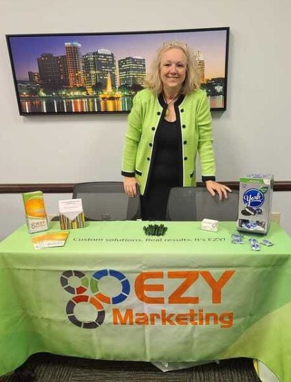 EZY Marketing CEO Catrine Fredrikson at the 2024 Women's Business Conference presented by SCORE